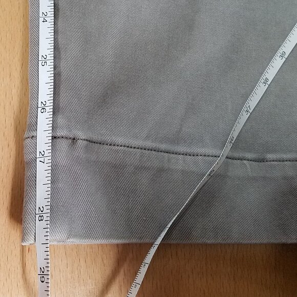 👖 SPANX Women’s Stretch Twill Pull-On Cropped Wide Leg Pants – Size L – Pre-Own - Picture 7 of 15